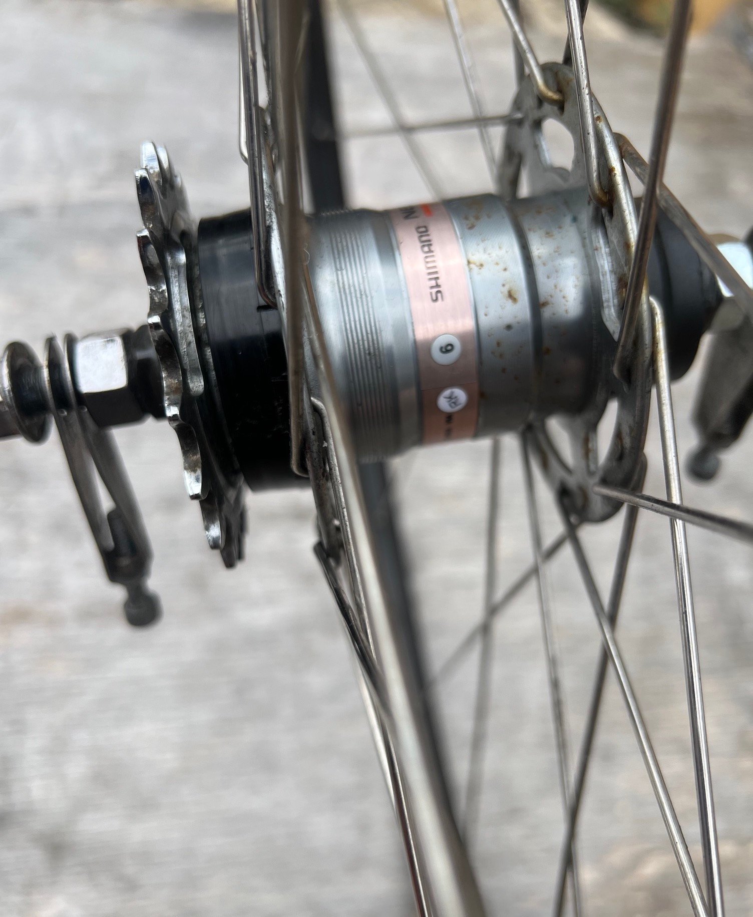 bike wheel rear shimano IMG_9066