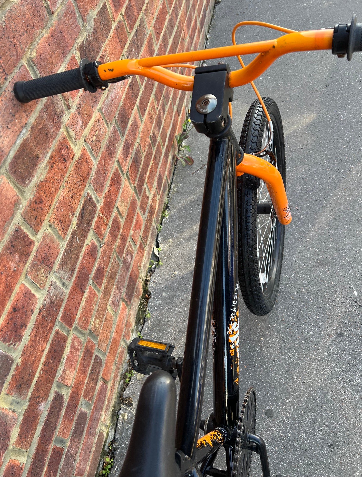 bike Xrated exile black orange BMX large wheels num 490 nov 2025bike Xrated exile black orange BMX large wheels nov 2025IMG_9928