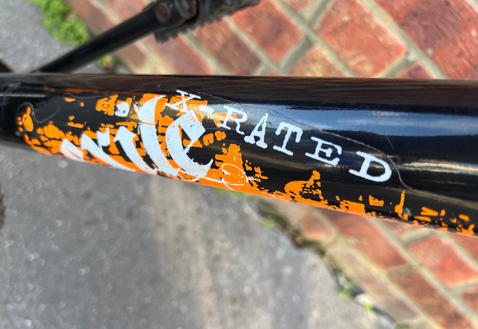 bike Xrated exile black orange BMX large wheels num 490 nov 2025bike Xrated exile black orange BMX large wheels nov 2025IMG_9931